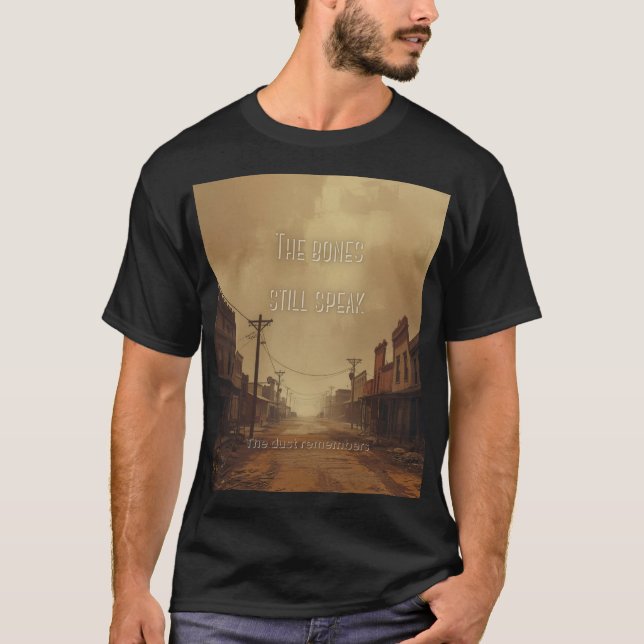 Camiseta Western Underground Street Black Unisex T-shirt (Anverso)