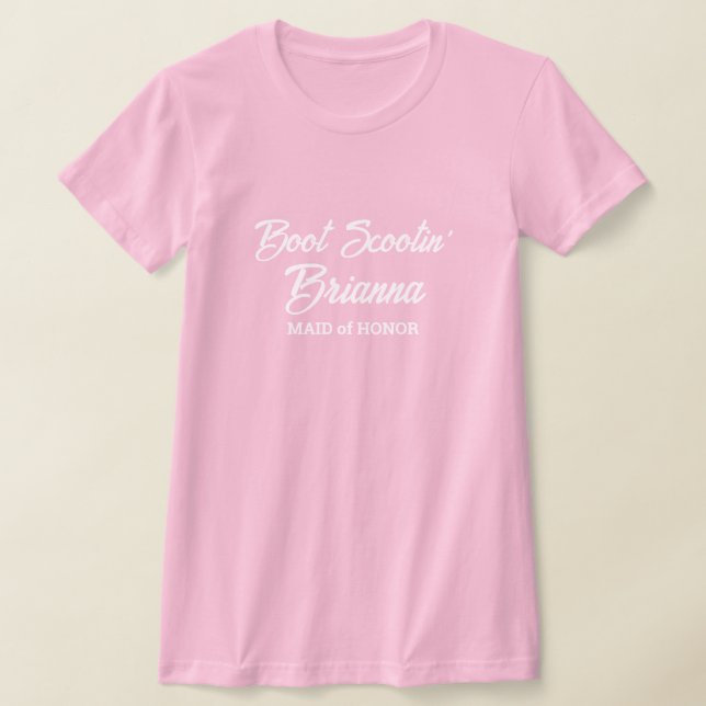 Camiseta Westfalia Bridesmaid Boot Scootin (Distribución)