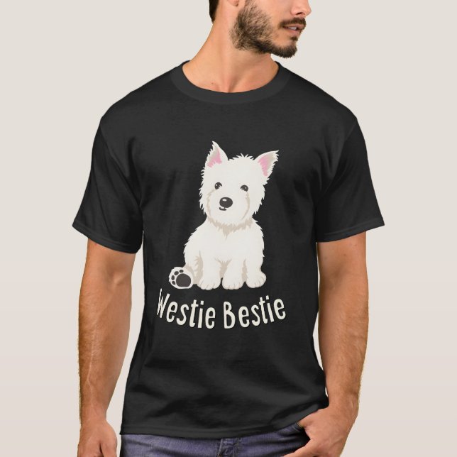 Camiseta Westie Bestie West Highland White Terrier (Anverso)