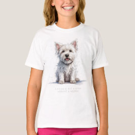 Camiseta Westie Cheeky Cute Personalizado