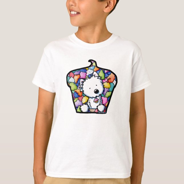 Camiseta Westie Cupcake (Anverso)