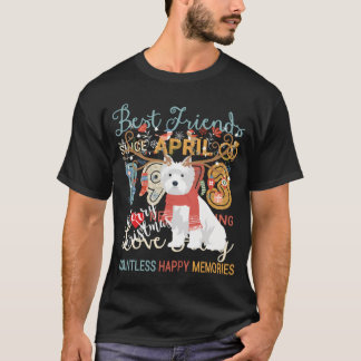 Camiseta Westie de Navidades de Perro del Territorio Blanco