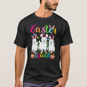 Camiseta Westie Dog Bunny Ear Easter Squad Westie Happy Eas