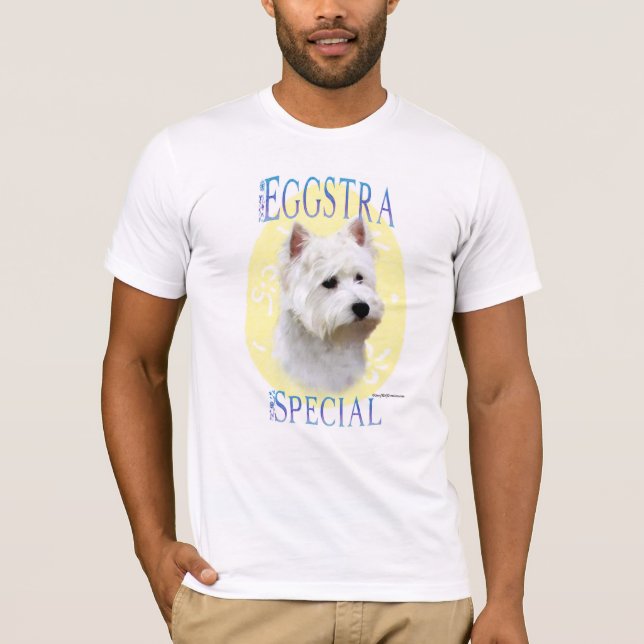 Camiseta Westie Eggstra Special (Anverso)