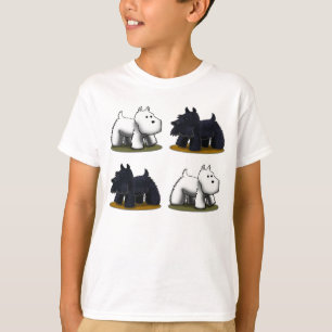 Camiseta Westie, escocés, escocés, Westie
