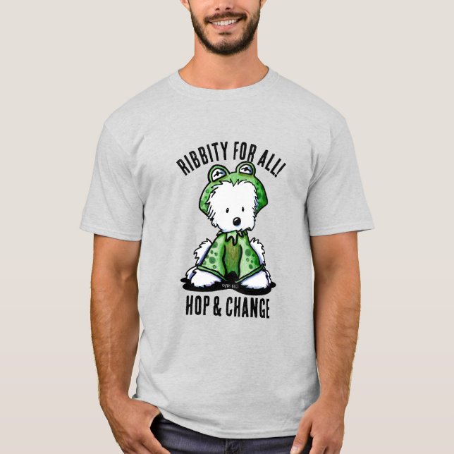 Camiseta Westie Frog (Anverso)