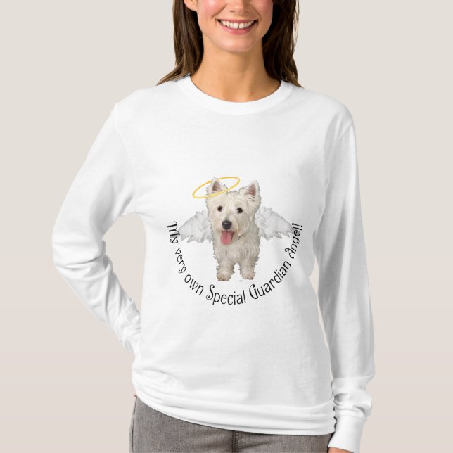 Camiseta Westie Guardian Angel (Anverso)