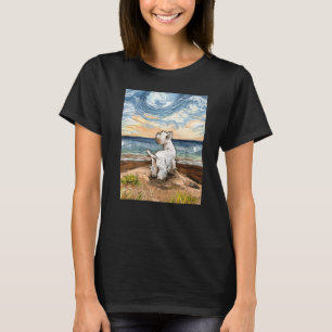 Camiseta Westie In The Beach West Highland Terrier Dog By A