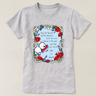 Camiseta Westie 'La vida es corta'