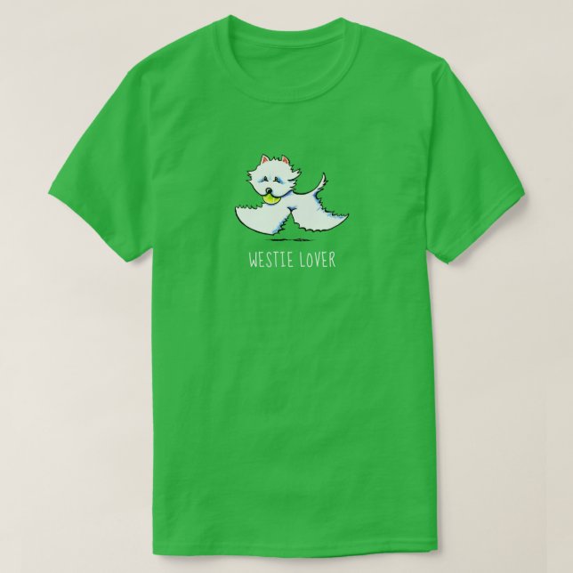 Camiseta Westie Lover Personalizado (Diseño del anverso)