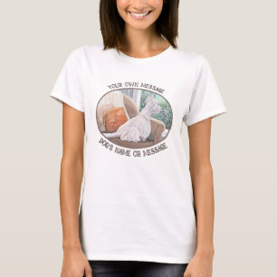 Camiseta Westie Mirando hacia fuera una ventana