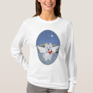 Camiseta Westie Navidades Angel