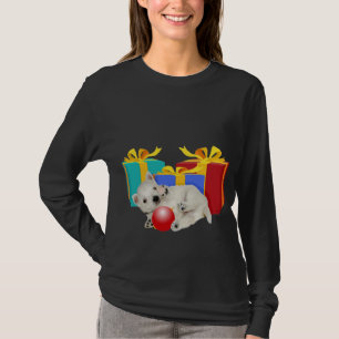 Camiseta Westie Puppy Navidades Playtime