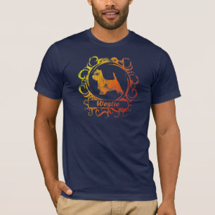 Camiseta Westie resistido con clase