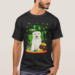 Camiseta Westie St Patricks Day Lover Irish Shamrock Dog Lo