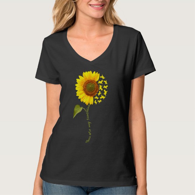 Camiseta Westie Sunflower (Anverso)