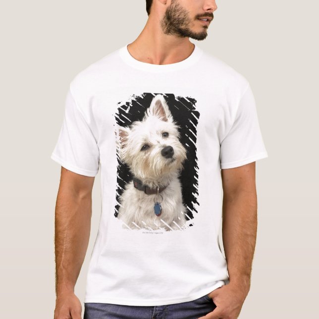 Camiseta Westie (terrier del oeste de la montaña) con el (Anverso)