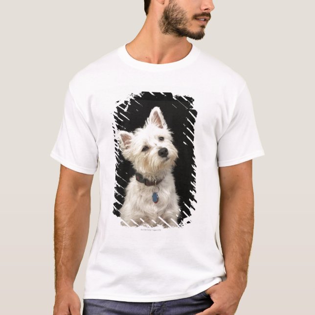 Camiseta Westie (terrier del oeste de la montaña) con el (Anverso)