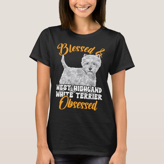 Camiseta Westie West Highland White Terrier (Anverso)