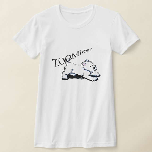 Camiseta Westie Zoomies Mujer Hanes Nano T-Shirt (Distribución)