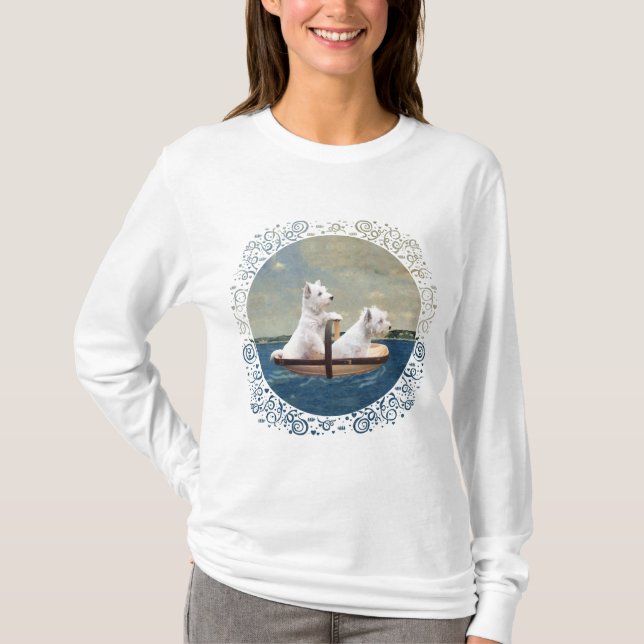 Camiseta Westies se hacen a la mar (Anverso)