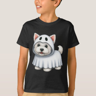 Camiseta Westig Dog Halloween disfraz fantasma del territor