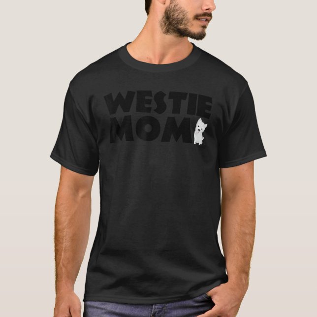 Camiseta Westin Mom Funny Mascota West Highland White Terri (Anverso)