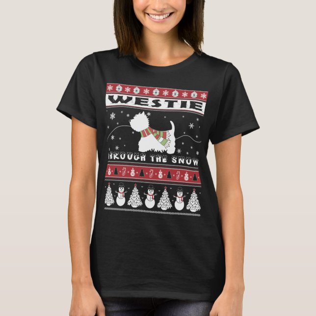 Camiseta Westin Through The Snow Cute Navidades (Anverso)