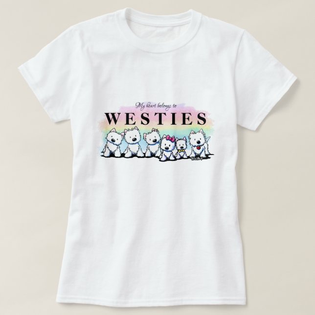 Camiseta Westis de KiniArt (Diseño del anverso)