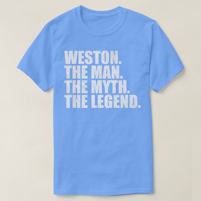 Camiseta WestonWeston Nombre Weston (Diseño del anverso)