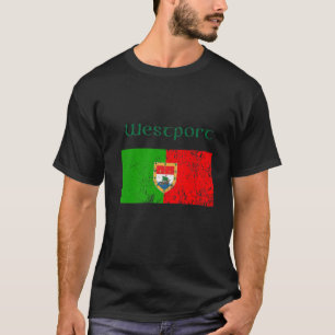 Camiseta Westport, condado de Mayo Bandera de trébol de Irl