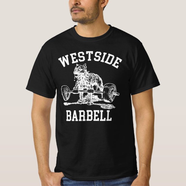 Camiseta Westside Barbell Gym Ejercicio de Levantamiento de (Anverso)