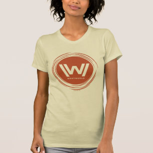 Camiseta Westworld Logotipo de Sol estilizado