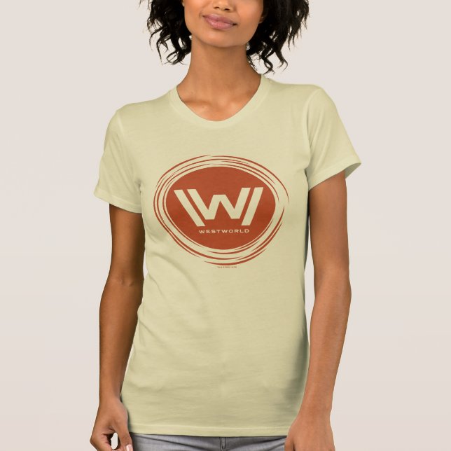 Camiseta Westworld | Logotipo de Sol estilizado (Anverso)