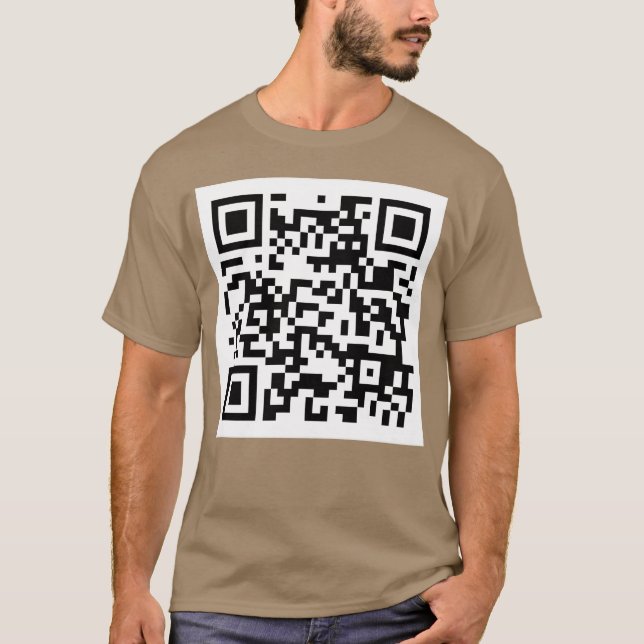 Camiseta Wet fart QR code joke meme (Anverso)