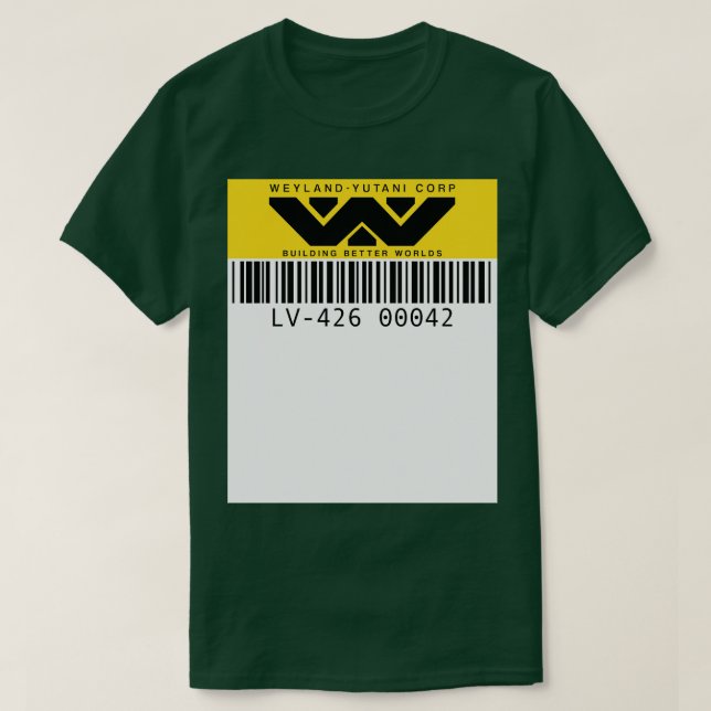 Camiseta Weyland Yutani Asset tag Estuche de teléfono (Diseño del anverso)