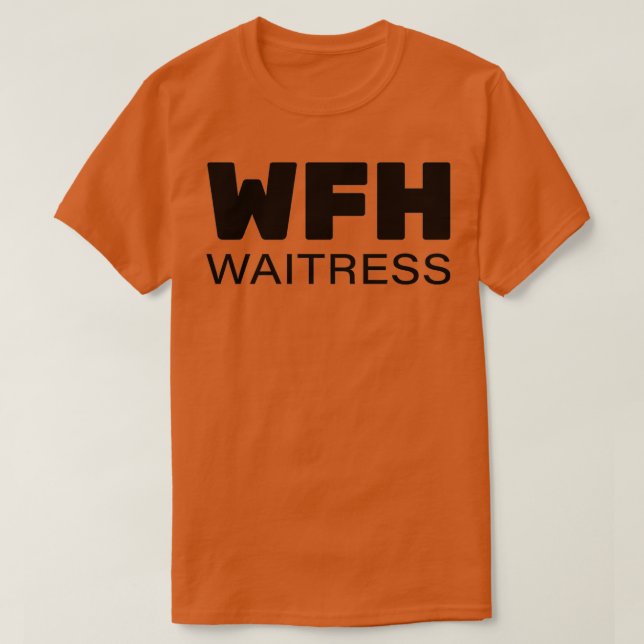 Camiseta WFH Trabajando desde casa (Diseño del anverso)