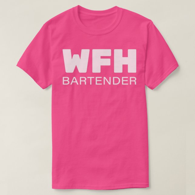 Camiseta WFH Trabajando desde casa 1 (Diseño del anverso)
