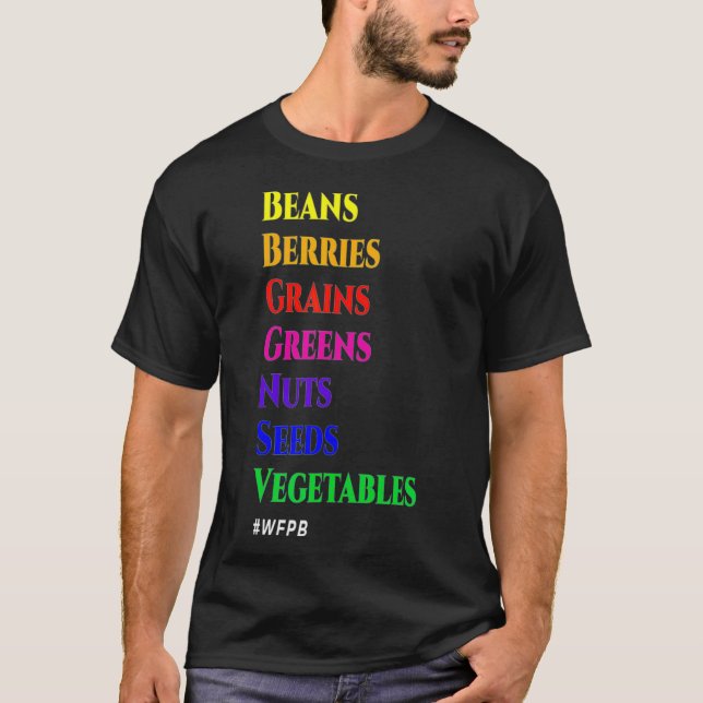 Camiseta WFPB Diet Pantry s (Anverso)