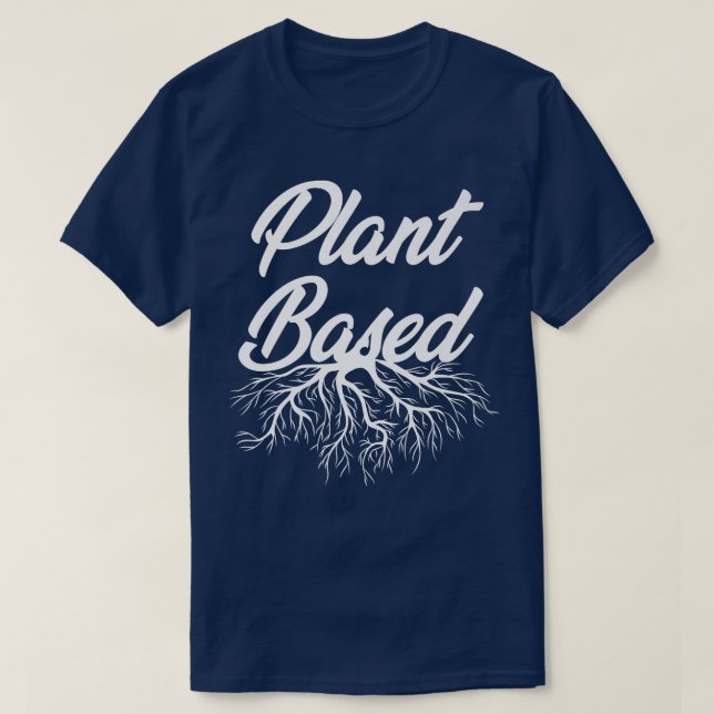 Camiseta WFPB Whole Food Plant Based Diet Vegan Roots (Diseño del anverso)