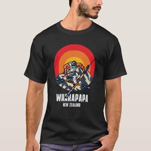 Camiseta Whakapapa Ski Nueva Zelanda (Anverso)