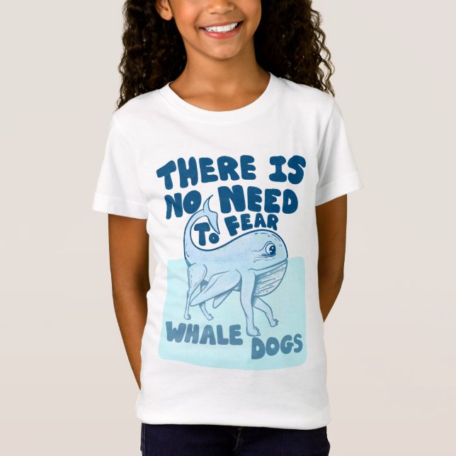 Camiseta Whale Dog funny creature (Anverso)