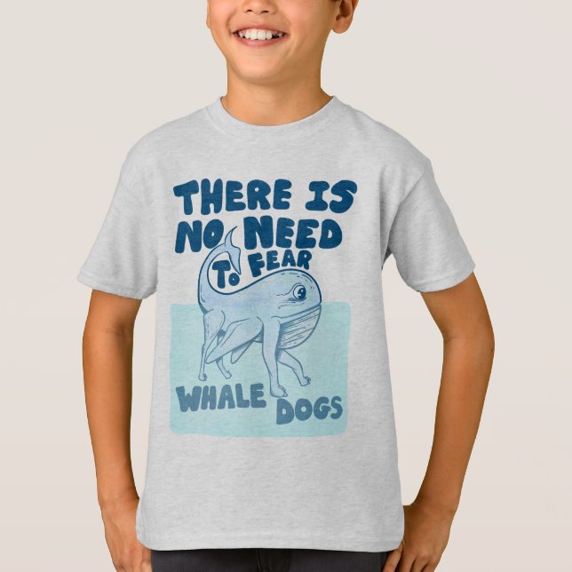 Camiseta Whale Dog funny creature (Anverso)