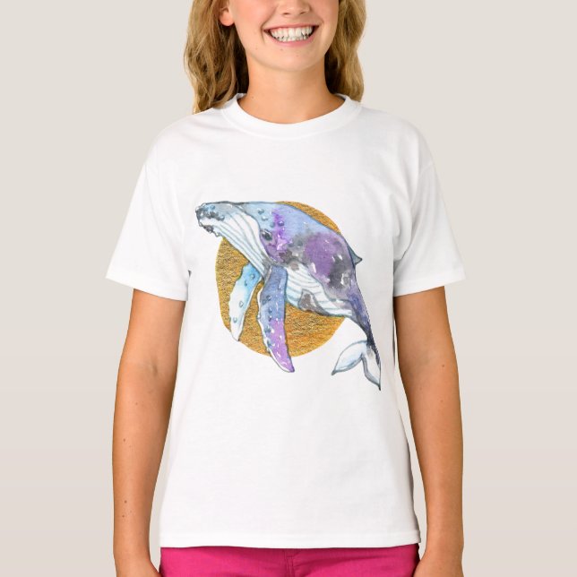 Camiseta Whale Fly (Anverso)