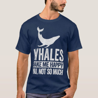 Camiseta Whale Lover Funny Whale Retro 1