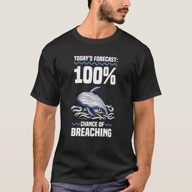 Camiseta Whale Marine Mammal & Whale Watching (Anverso)