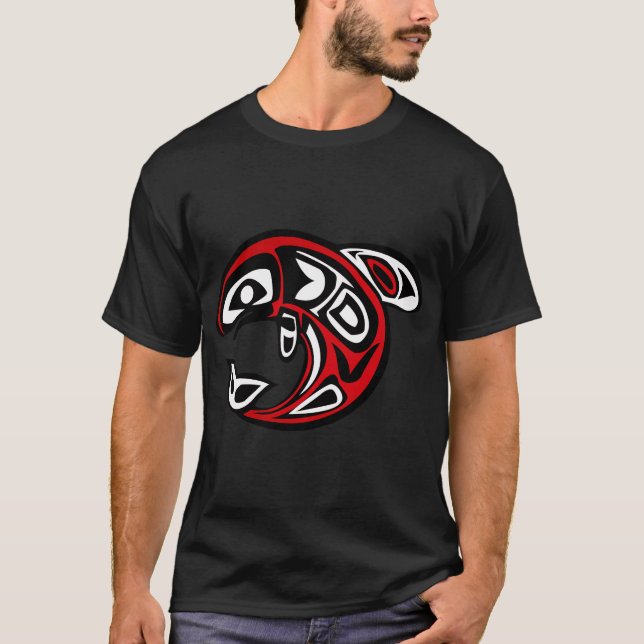 Camiseta Whale, Nature, Haida (Anverso)