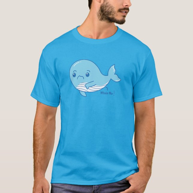 Camiseta ¡Whale No! Ballena De Desaprobación (Anverso)