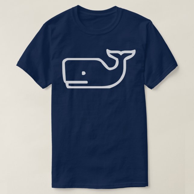 Camiseta Whale Shark Beluga Orca Navy  (Diseño del anverso)