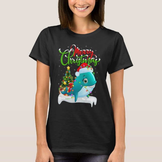 Camiseta Whale Shark   Xmas Decorations Whale Shark Christm (Anverso)